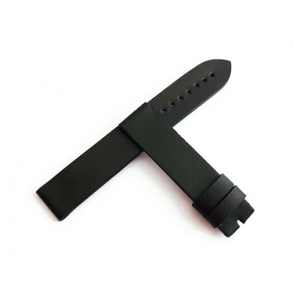 Baume Mercier Kordon Deri Saat Kordonu Siyah Handmade Watch Strap Black New