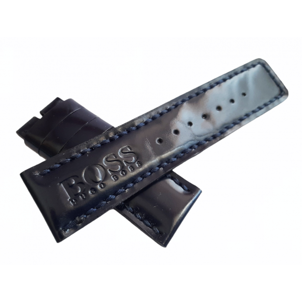 Hugo Boss Kordon El Yapımı Deri Kordon 26mm Hugo Boss Kordon Handmade Watch Strap Watch Band