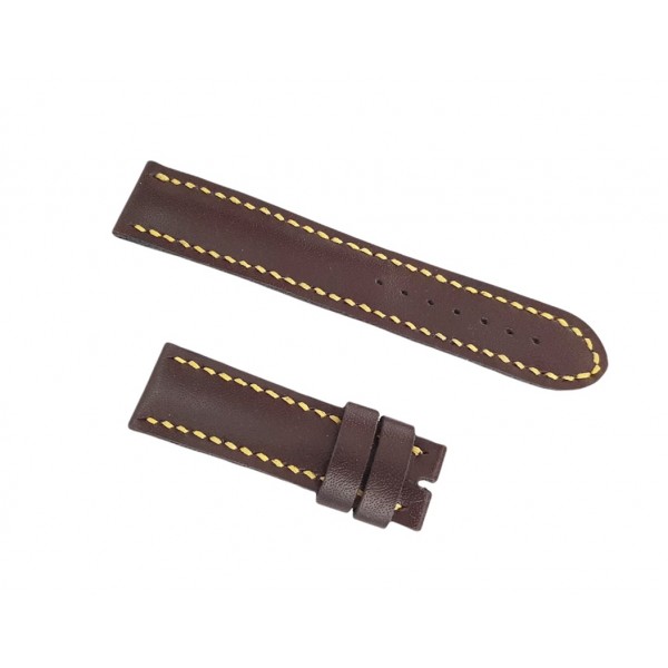 Casio Deri Kordon El Yapımı Deri Kordon Handmade Watch Strap Brown New