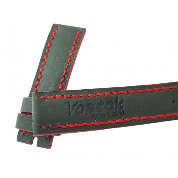 Vostok Kordon Vostok Saat Kordonu Vostok Komandirskie Vostok Amphibian Watch Strap Watch Band Khaki-Red