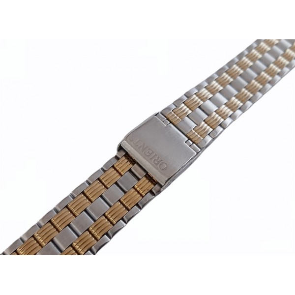 Orient Kordon 19mm Orient Metal Kordon Gold - Silver