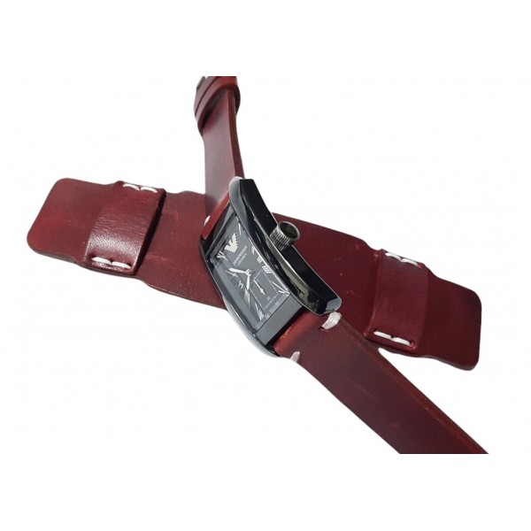 Bileklik Tarz Saat Kordonu Bileklik Şeklinde Saat Kordonu Watch Strap Rose Leather