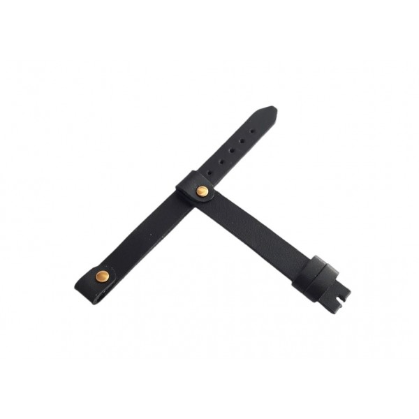 10mm Kordon 10 mm Saat Kordonu Handmade Lady Watch Strap Black Leather