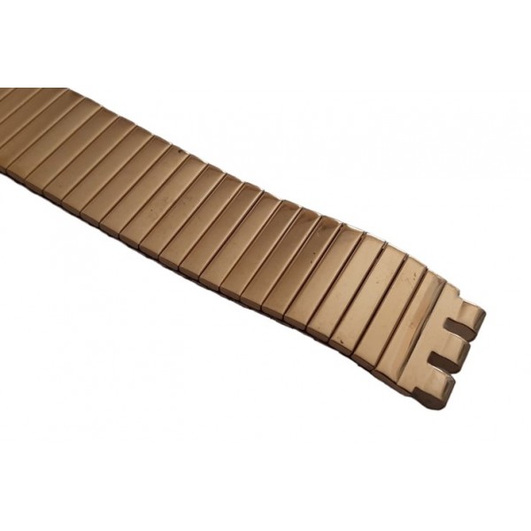 Swatch 19.5mm Esnek Kordon Swatch Flexi Kordon Swatch Flexi Watch Band Gold Plated