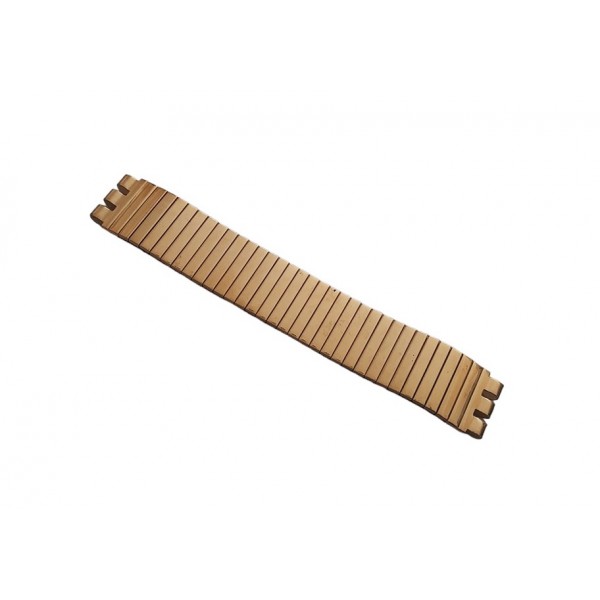 Swatch 19.5mm Esnek Kordon Swatch Flexi Kordon Swatch Flexi Watch Band Gold Plated