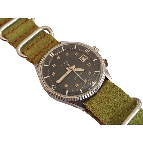 Rover Saat Vintage Rover De Luxe Saat Rover Diver Saat Vintage Rover Diver Watch