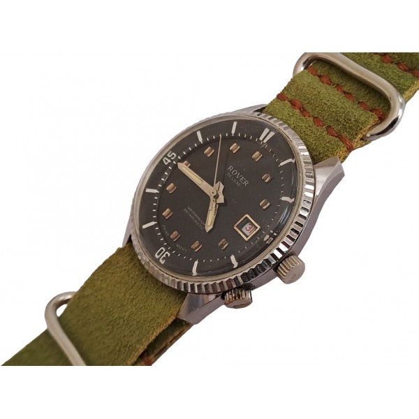 Rover Saat Vintage Rover De Luxe Saat Rover Diver Saat Vintage Rover Diver Watch