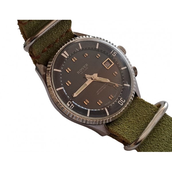 Rover Saat Vintage Rover De Luxe Saat Rover Diver Saat Vintage Rover Diver Watch