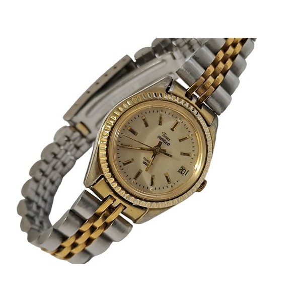 Timex Saat Timex Kadın Saati Rolex Sanki Old Vintage Timex İndiglo Lady Quartz Watch