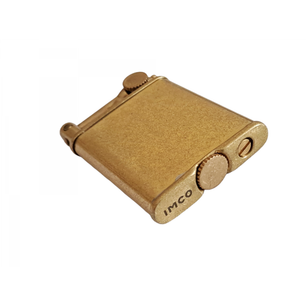 İmco Çakmak İmco Pirinç Benzinli Çakmak Vintage İmco Solid Brass Oil Lighter