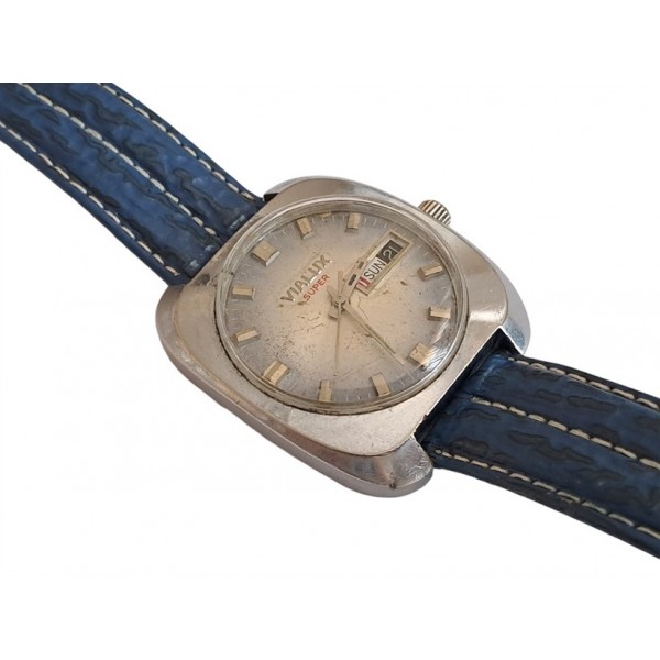 Vialux Saat Vialux Kol Saati Vialux Otomatik Saat Vintage Vialux Automatic Watch As 2064 Cal