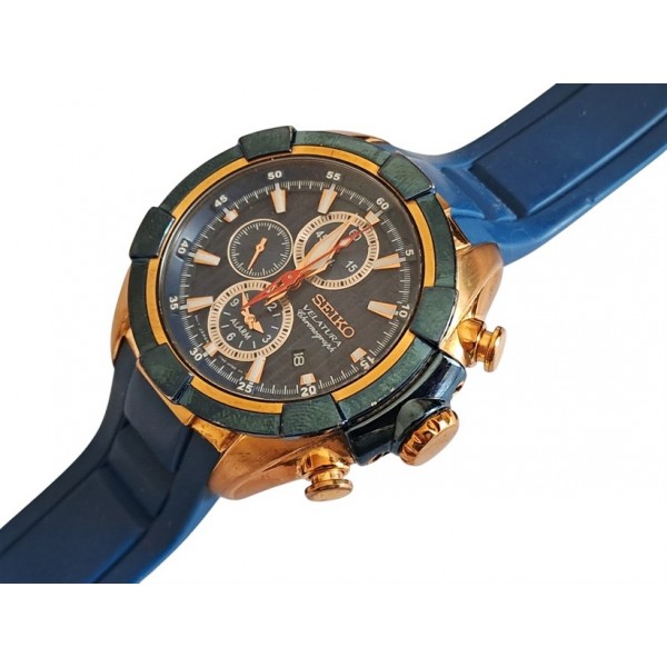 Seiko Velatura Saat Seiko Krono Kol Saati Seiko Velatura Cronograph Watch 7T62-0LF0