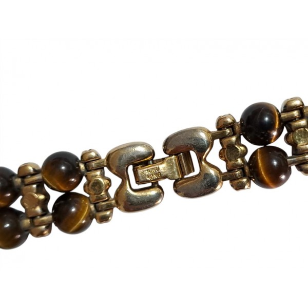 Vintage Kordon 18mm Saat Kordonu Kaplan Gözü Saat Kordonu