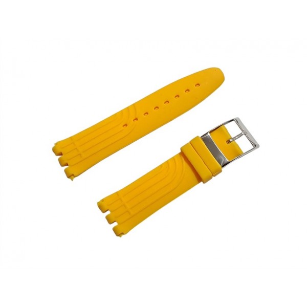 Swatch Kordon Swatch Saat Kordonu 19mm Swatch Silikon Kordon Sarı