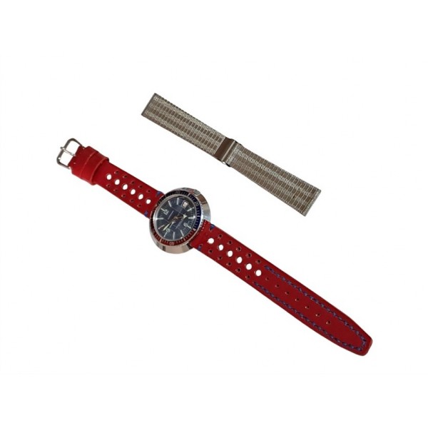 Vintage Kurmalı Saat Superoma  Kol Saati Vintage Superoma Pepsi Diver Ufo Watch New Old Stock