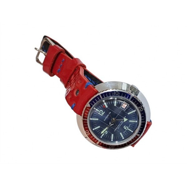 Vintage Kurmalı Saat Superoma  Kol Saati Vintage Superoma Pepsi Diver Ufo Watch New Old Stock