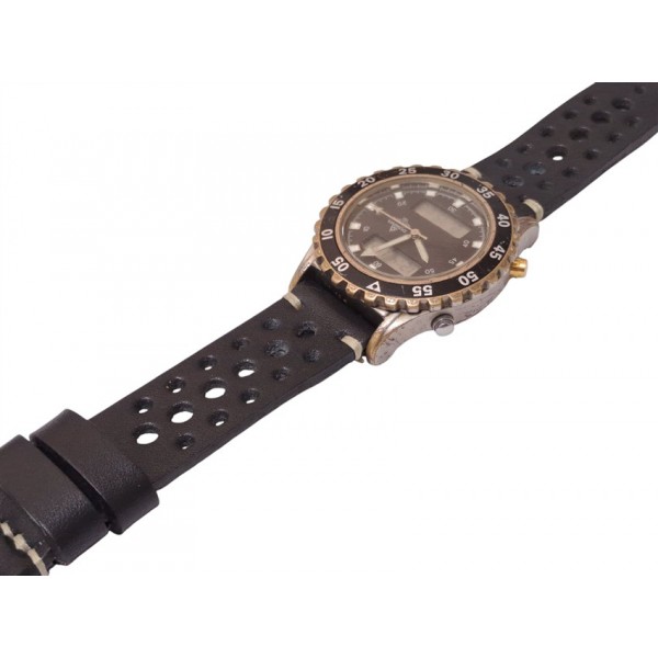 Dugena Saat Dugena Kol Saati Old Vintage Dugena Sea Tech 100 Ana-Digi Chronograph Watch