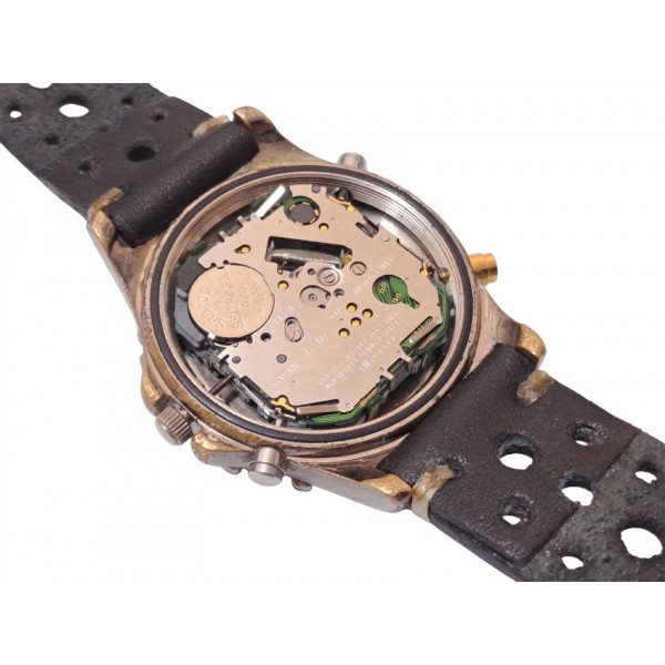 Dugena Saat Dugena Kol Saati Old Vintage Dugena Sea Tech 100 Ana-Digi Chronograph Watch
