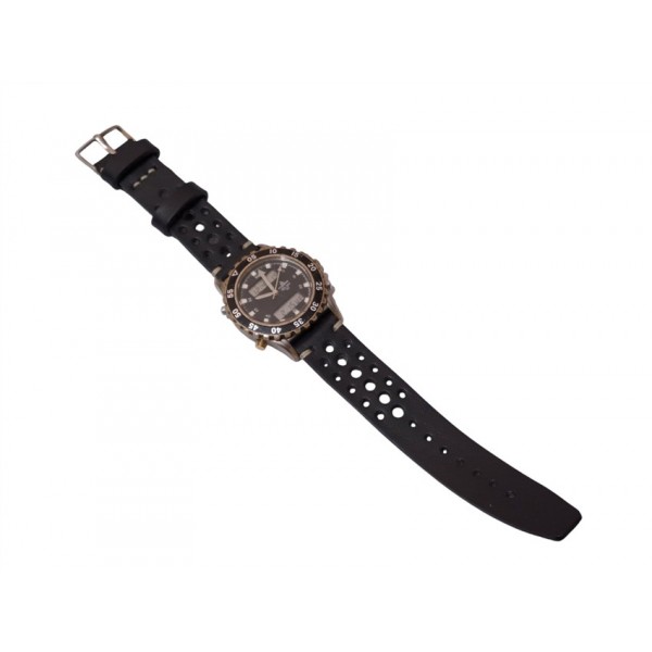 Dugena Saat Dugena Kol Saati Old Vintage Dugena Sea Tech 100 Ana-Digi Chronograph Watch