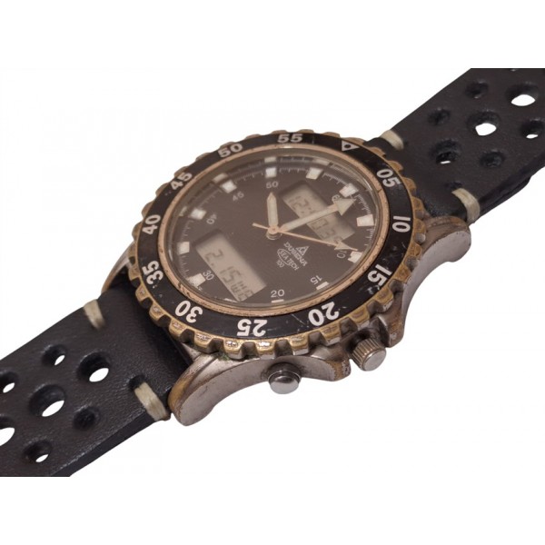 Dugena Saat Dugena Kol Saati Old Vintage Dugena Sea Tech 100 Ana-Digi Chronograph Watch