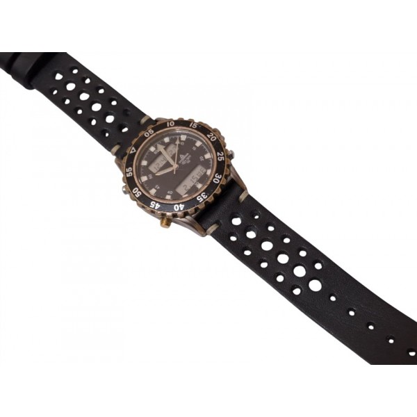 Dugena Saat Dugena Kol Saati Old Vintage Dugena Sea Tech 100 Ana-Digi Chronograph Watch