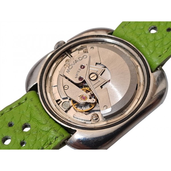 Movado Saat Movado Kingmatic Video HS 360 Watch Vintage 70's Kingmatic Sub-sea Automatic Watch