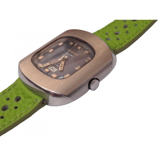 Movado Saat Movado Kingmatic Video HS 360 Watch Vintage 70's Kingmatic Sub-sea Automatic Watch