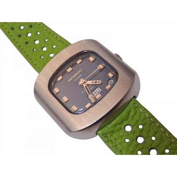 Movado Saat Movado Kingmatic Video HS 360 Watch Vintage 70's Kingmatic Sub-sea Automatic Watch