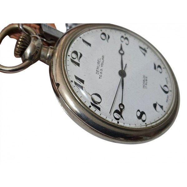 Cep Saati Vintage Cep Saati Demurel Marka Nadir mi Nadir Vintage Swiss Pocket Watch