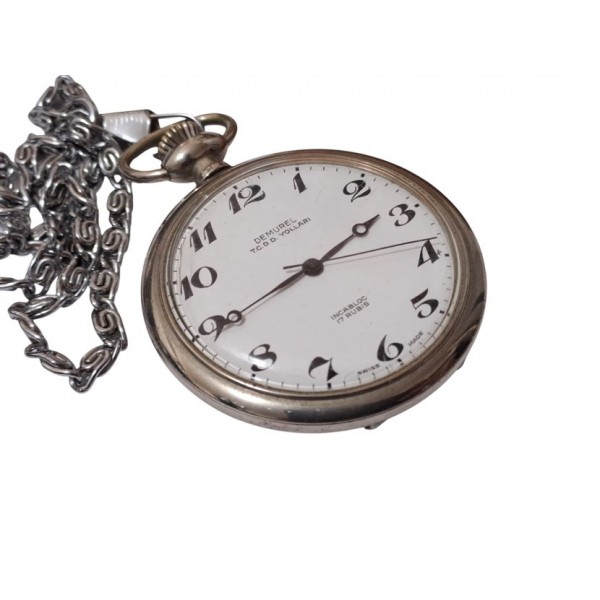 Cep Saati Vintage Cep Saati Demurel Marka Nadir mi Nadir Vintage Swiss Pocket Watch