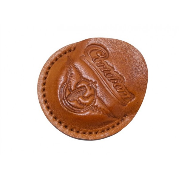 Cep Saati Kılıfı Cortebert Logolu Kabartma Full Vegetal Deri Cortebert Logo Cep Saati Kılıfı Pocket Watch Leather Case Swiss