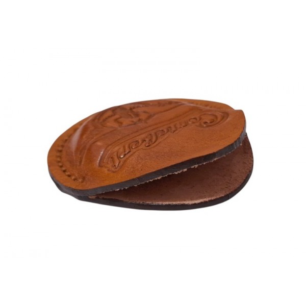 Cep Saati Kılıfı Cortebert Logolu Kabartma Full Vegetal Deri Cortebert Logo Cep Saati Kılıfı Pocket Watch Leather Case Swiss