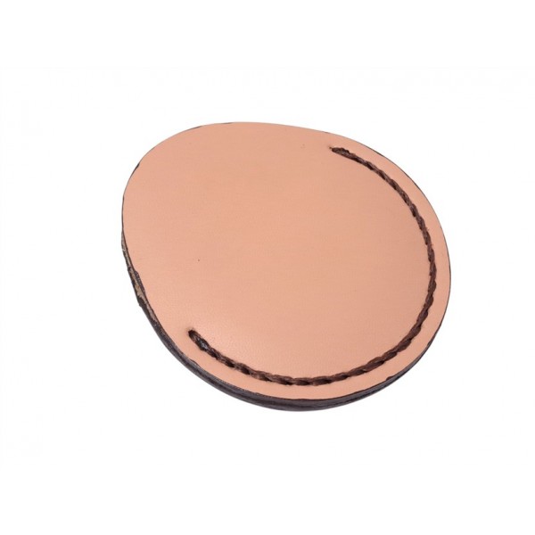 Cep Saati Kılıfı Cortebert Logolu Kabartma Klasik Deri Somon Renk Cortebert Logo Cep Saati Kılıfı Pocket Watch Leather Case Swiss