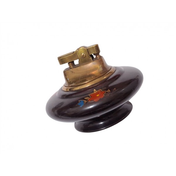Vintage Benzinli Çakmak Masa Çakmağı Benzinli Çakmak Old Vintage Table Lighter