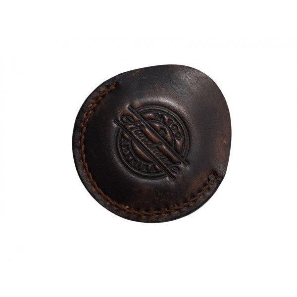Cep Saati Kılıfı Tuğra Logolu Antik Cep Saati Kılıfı Ottoman Pocket Watch Leather Case Swiss