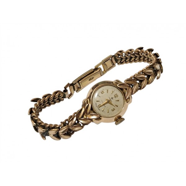Antika Saat Verdal Kadın Saati Antique Lady Mechanical Watch Swiss Made Gold Plated
