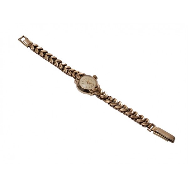 Antika Saat Verdal Kadın Saati Antique Lady Mechanical Watch Swiss Made Gold Plated