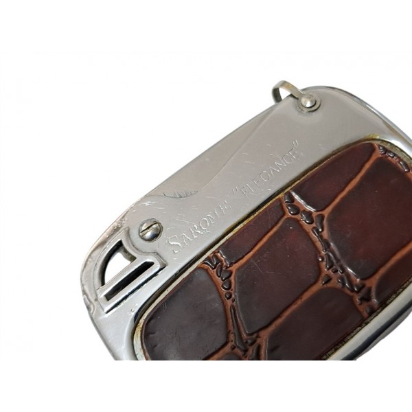 Sarome Elegance Çakmak Sarome Benzinli Çakmak Old Vintage Sarome Oil Lighter Made in Japan
