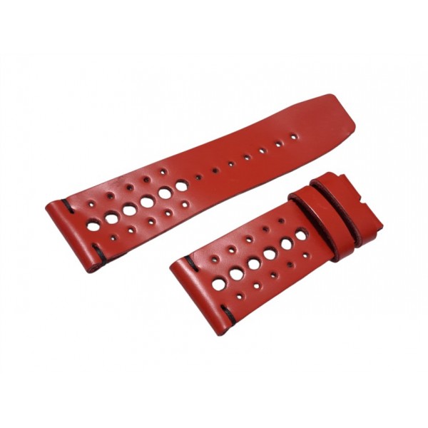 Racing Kordon 28x24mm Saat Kordonu Handmade Watch Strap Watch Band Red New