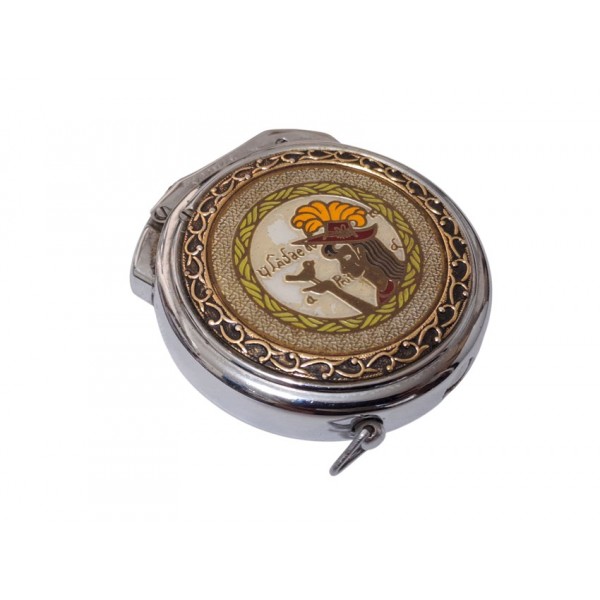 Zenith Çakmak Zenith Benzinli Çakmak Vintage Ladies Zenith Round Petrol Lighter