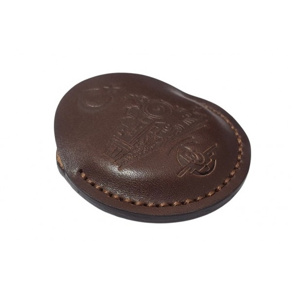 Cep Saati Kılıfı TCDD Logolu Deri Cep Saati Kılıfı Kahverengi