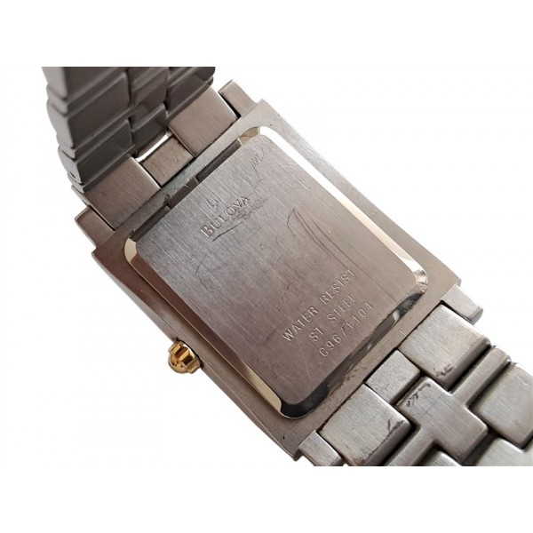 Bulova Saat Bulova Kol Saati Bulova Men's Quartz Tank Watch C9671104