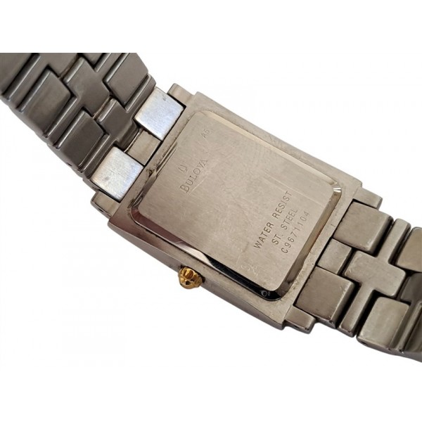 Bulova Saat Bulova Kol Saati Bulova Men's Quartz Tank Watch C9671104