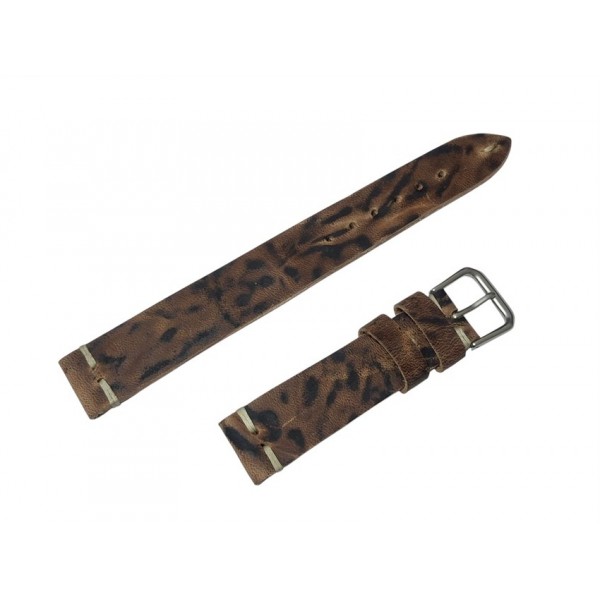Nacar Kordon Nacar Saat Kordonu Nacar Handmade Deri Saat Kordonu Kaplan Motif