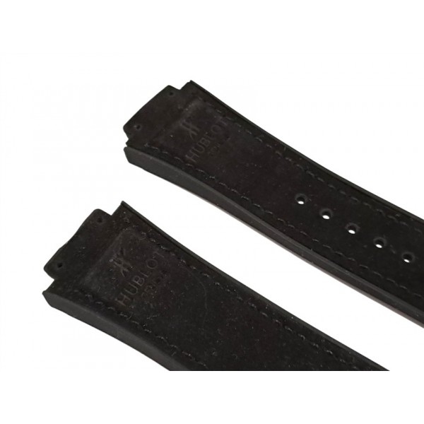 Hublot Kordon Hublot Saat Kordonu Süed Siyah