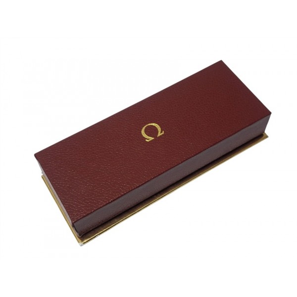 Omega Kutu Omega Deri Kordon Omega Toka Set Yeşil Yılan Derisi Baskı El Yapımı Deri Kordon