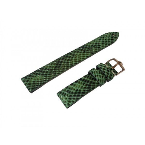 Omega Kutu Omega Deri Kordon Omega Toka Set Yeşil Yılan Derisi Baskı El Yapımı Deri Kordon