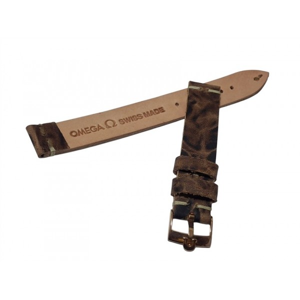 Omega Kutu Omega Deri Kordon Omega Toka Kaplan Motif El Yapımı Deri Kordon