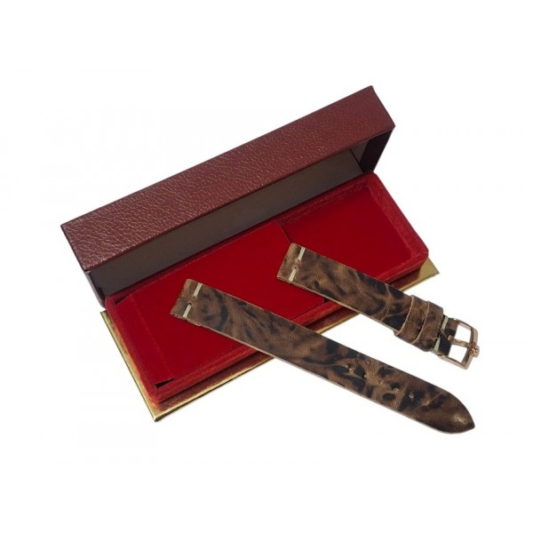 Omega Kutu Omega Deri Kordon Omega Toka Kaplan Motif El Yapımı Deri Kordon