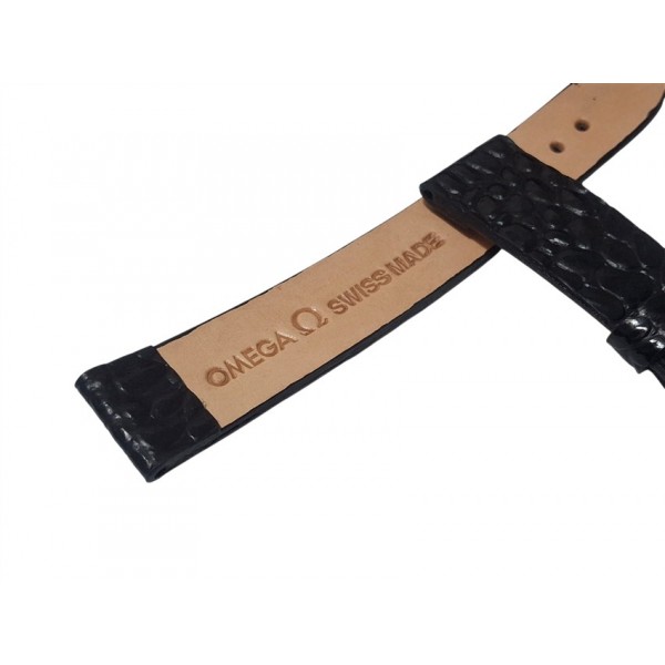 Omega Kutu Omega Toka Omega Deri Kordon Timsah Derisi Baskı El Yapımı Deri Kordon